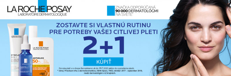 Fillerina a La Roche Posay v akci na Benulekaren.sk
