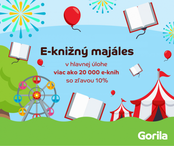 Zľava 10% na všetky e-knihy na Gorila.sk