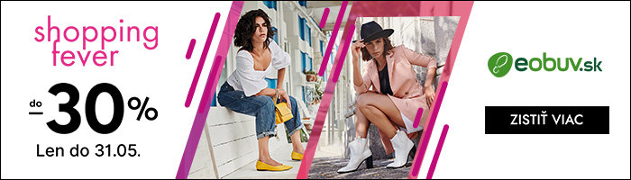 Shopping fever na Eobuv.sk a slevy až -30%