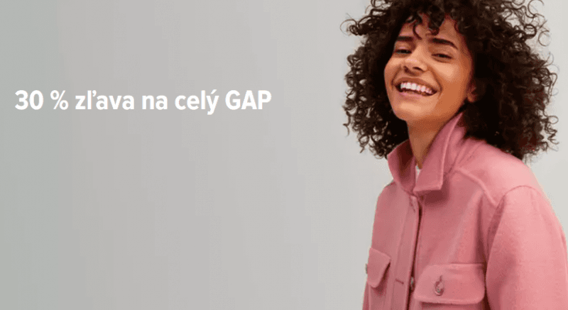 Na ZOOT teraz GAP s 30% zľavou
